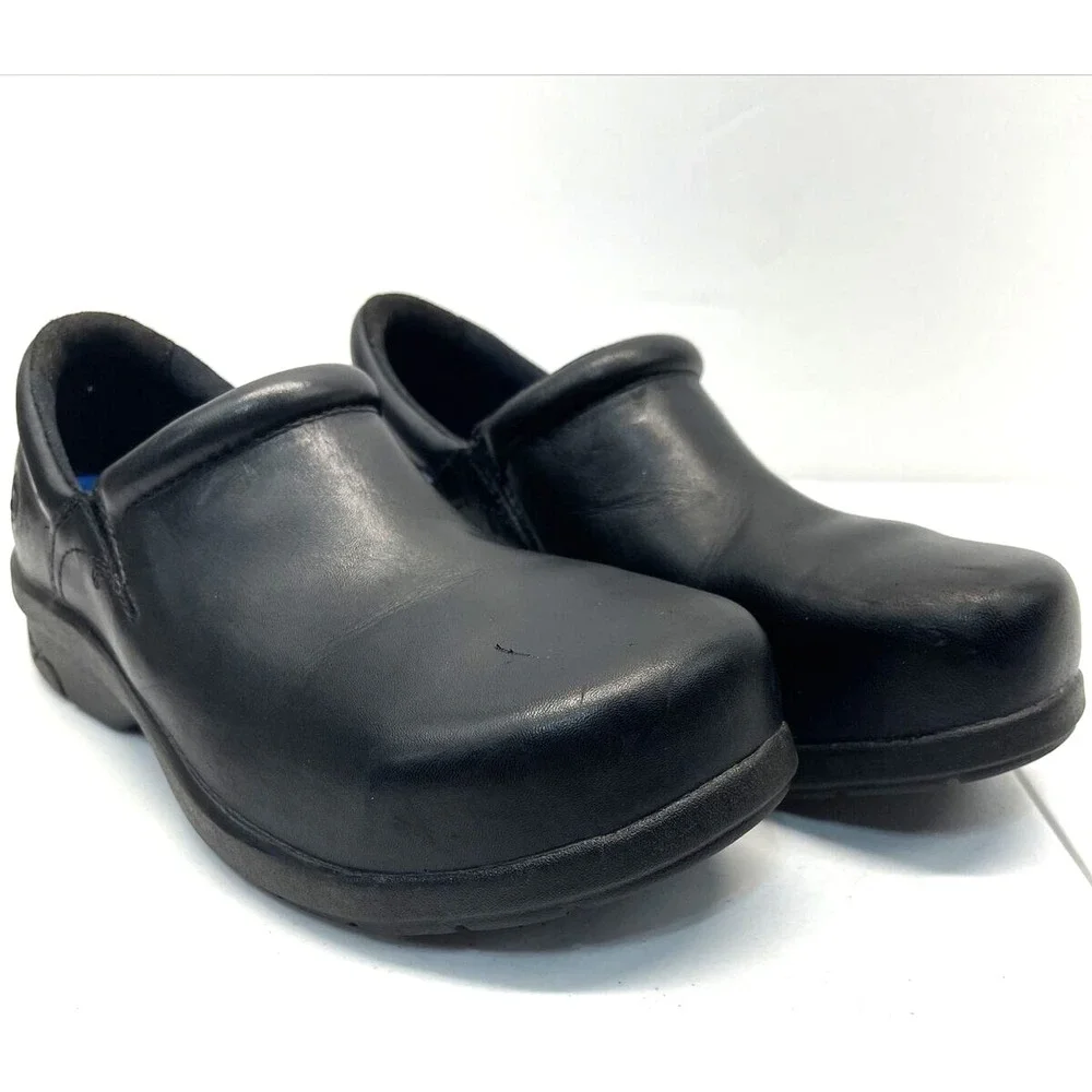 Timberland Pro Anti-Fatigue Tech ESD Womens 7.5M Anti Oil Slip Non Marking Black